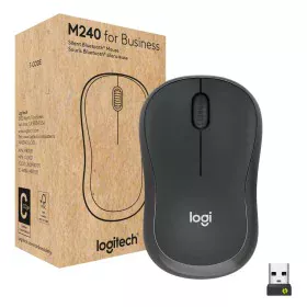 Mouse senza Fili Logitech M240 4000 dpi Grafite di Logitech, Mouse - Rif: S55249468, Prezzo: 31,46 €, Sconto: %