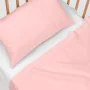 Bedding set HappyFriday BASIC KIDS Light Pink Baby Crib 2 Pieces by HappyFriday, Bed linen for cots - Ref: D1610629, Price: 1...