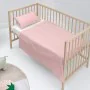 Bedding set HappyFriday BASIC KIDS Light Pink Baby Crib 2 Pieces by HappyFriday, Bed linen for cots - Ref: D1610629, Price: 1...