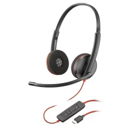 Headphones with Microphone Poly C3220 Black by Poly, PC Headsets - Ref: S55251989, Price: 41,82 €, Discount: %