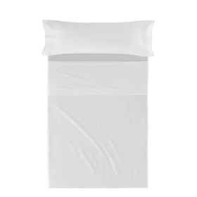 Jeu de draps HappyFriday Basic Kids Blanc 2 Pièces de HappyFriday, Draps et taies d'oreiller - Réf : D1610640, Prix : 19,11 €...