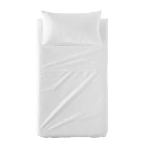 Jeu de draps HappyFriday BASIC KIDS Blanc Lit de bébé 2 Pièces de HappyFriday, Linge de lit pour berceaux - Réf : D1610642, P...