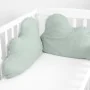 Cot protector HappyFriday Basic Kids Cloud Mint 60 x 40 cm by HappyFriday, Bed accessories - Ref: D1610654, Price: 12,83 €, D...