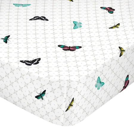 Bettlaken HappyFriday Birds of paradise Bunt 180 x 200 x 32 cm von HappyFriday, Bettlaken und Kissenbezüge - Ref: D1610664, P...