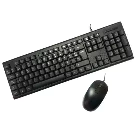 Tastatur mit Maus CoolBox HK-616 + HM-81 Schwarz Spanisch Qwerty Spanisch von CoolBox, Tastatur-Maus-Sets - Ref: S55256948, P...