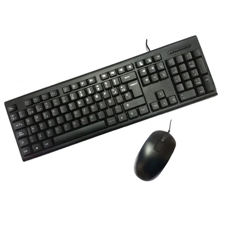 Tastiera e Mouse CoolBox HK-616 + HM-81 Nero Spagnolo Qwerty in Spagnolo di CoolBox, Set tastiera e Mouse - Rif: S55256948, P...