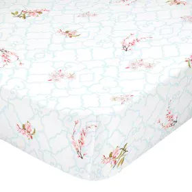 Drap housse HappyFriday Sakura Multicouleur 90 x 200 x 32 cm de HappyFriday, Draps et taies d'oreiller - Réf : D1610710, Prix...