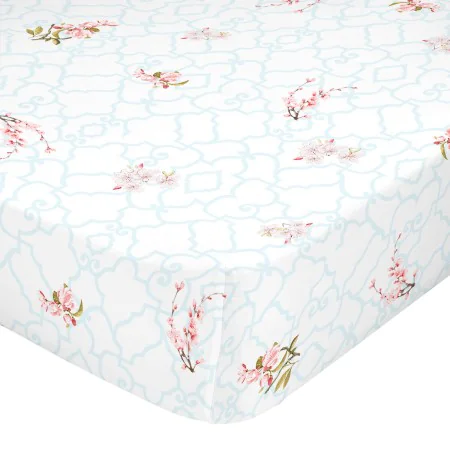 Drap housse HappyFriday Sakura Multicouleur 90 x 200 x 32 cm de HappyFriday, Draps et taies d'oreiller - Réf : D1610710, Prix...