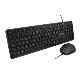 clavier et souris V7 CKU350ES Noir Espagnol Qwerty de V7, Ensembles Clavier et Souris - Réf : S55267954, Prix : 20,04 €, Remi...