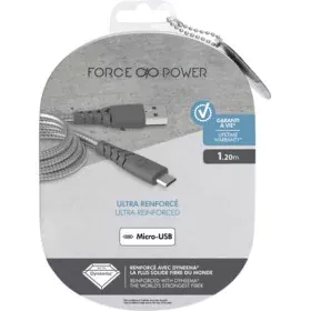 Câble USB BigBen Connected FPCBLMIC1.2MG Gris 1,2 m (1 Unité) de BigBen Connected, Câbles USB - Réf : S55270265, Prix : 16,23...