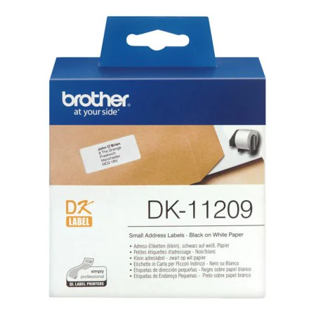 Drucker-Etiketten Brother DK-11209 (62 x 29 mm) von Brother, Klebeetiketten und Aufkleber - Ref: S5600530, Preis: 14,65 €, Ra...