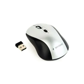 Mouse senza Fili GEMBIRD MUSW-4B-02-BS Bianco Nero/Argentato (1 Unità) di GEMBIRD, Mouse - Rif: S5602147, Prezzo: 6,67 €, Sco...