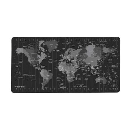 Tappeto Gaming Natec Time Zone Map Maxi Nero di Natec, Accessori per tastiere e mouse - Rif: S5604423, Prezzo: 12,90 €, Scont...