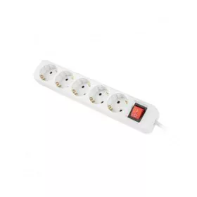 Multiprise 5 Prises Schuko Lanberg 2500 W 3 m Blanc (3 m) de Lanberg, Multiprises - Réf : S5607118, Prix : 9,24 €, Remise : %