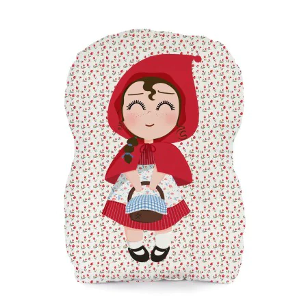 Cushion HappyFriday Mr Fox Multicolour Little Red Riding Hood 40 x 30 cm by HappyFriday, Back & Body Pillows - Ref: D1610797,...