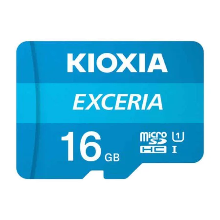 Cartão de Memória Micro SD com Adaptador Kioxia Exceria UHS-I Classe 10 Azul de Kioxia, Cartões de memória - Ref: S5607576, P...