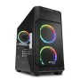 Boîtier ATX semi-tour Sharkoon V1000 RGB Noir de Sharkoon, Boîtiers pour ordinateurs de bureau - Réf : S5613165, Prix : 97,62...