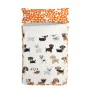 Capa de Edredão HappyFriday Mr Fox Dogs Multicolor 105 x 200 cm de HappyFriday, Sacos-cama - Ref: D1610814, Preço: 76,31 €, D...