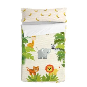 Quilt Cover without Filling HappyFriday Mr Fox Wild Multicolour 105 x 200 cm by HappyFriday, Slumber Bags - Ref: D1610848, Pr...