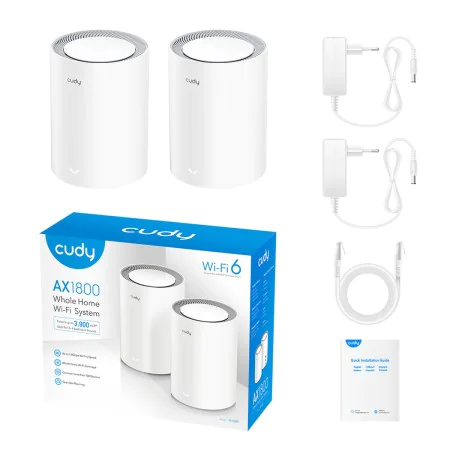 Répéteur Wifi Cudy AX1800 de Cudy, Systèmes WiFi Mesh - Réf : S5616061, Prix : 123,47 €, Remise : %