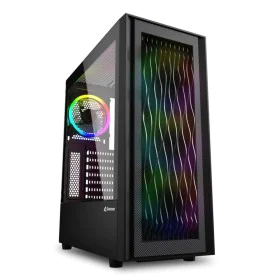 ATX Semi-tower Box Sharkoon RGB Wave Black by Sharkoon, Tabletop computer cases - Ref: S5616212, Price: 78,17 €, Discount: %