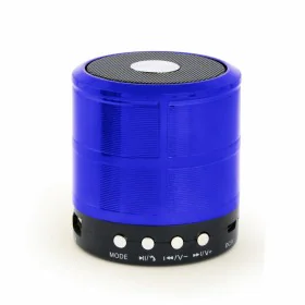 Altavoz Bluetooth Portátil GEMBIRD SPK-BT-08-B Negro/Azul 3 W 4 W de GEMBIRD, Altavoces portátiles y altavoces con puerto doc...