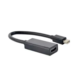 Adaptateur Mini Display Port vers HDMI GEMBIRD A-MDPM-HDMIF4K-01 Noir 15 cm de GEMBIRD, Adaptateurs DP-HDMI - Réf : S5624110,...