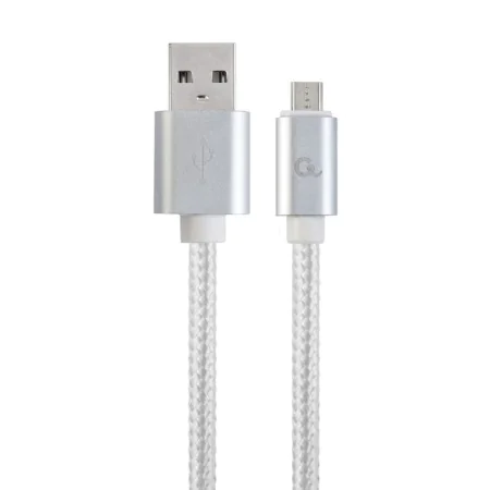 Câble USB vers micro USB GEMBIRD CCB-MUSB2B-AMBM-6-S Blanc Argenté 1,8 m de GEMBIRD, Câbles USB - Réf : S5624944, Prix : 4,68...