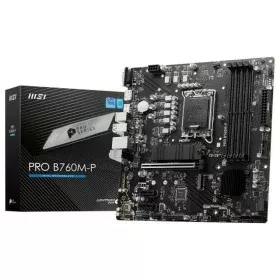 Motherboard MSI PRO B760M-P DDR4 LGA 1700 Intel by MSI, Base plates - Ref: S5625157, Price: 123,04 €, Discount: %