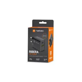 Wall Charger Natec RIBERA NUC-2062 Black 20 W by Natec, Chargers - Ref: S5625776, Price: 8,91 €, Discount: %