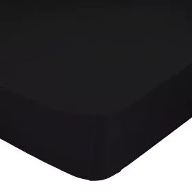 Fitted sheet HappyFriday BASIC Black 200 x 200 x 32 cm by HappyFriday, Sheets and pillowcases - Ref: D1611000, Price: 30,63 €...