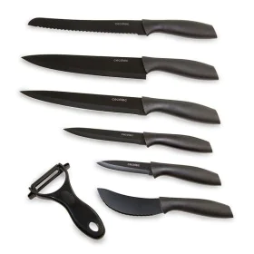 Knife Set Cecotec Titanium Black 7 Pieces by Cecotec, Kitchen Knife Sets - Ref: S5625889, Price: 18,57 €, Discount: %