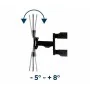 Suporte para TV com braço GEMBIRD WM-55ST-01 de GEMBIRD, Braços e suportes - Ref: S5627324, Preço: 22,01 €, Desconto: %