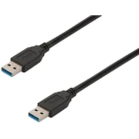 USB Cable Ewent Black 1 m by Ewent, USB Cables - Ref: S5627522, Price: 4,55 €, Discount: %