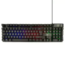 Keyboard Ewent Black QWERTY by Ewent, Keyboards - Ref: S5627550, Price: 14,05 €, Discount: %