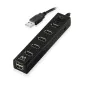 USB Hub Ewent EW1130 Black by Ewent, Network hubs - Ref: S5627631, Price: 11,95 €, Discount: %