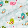 Jeu de draps HappyFriday Mr Fox Little Birds Multicouleur Lit 1 persone 2 Pièces de HappyFriday, Draps et taies d'oreiller - ...