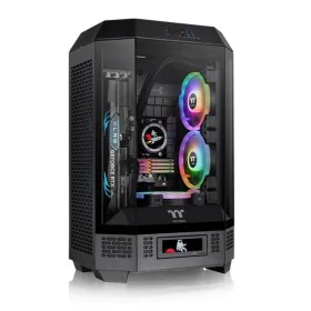 Caixa Semitorre ATX THERMALTAKE THE TOWER T300 Preto de THERMALTAKE, Caixas para computador de secretária - Ref: S5628101, Pr...