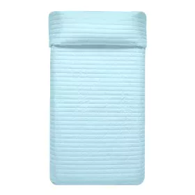 Couvre-lit HappyFriday Basic Kids Dash Bleu 200 x 260 cm de HappyFriday, Boutis et couvre-lits - Réf : D1611048, Prix : 55,91...