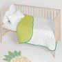 Bedspread (quilt) HappyFriday Basic Kids Arista Green 100 x 130 cm by HappyFriday, Patchwork Quilts & Coverlets - Ref: D16110...