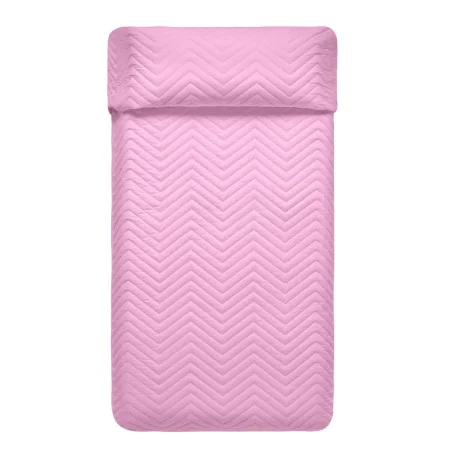 Bedspread (quilt) HappyFriday Basic Kids Arista Pink 200 x 260 cm by HappyFriday, Patchwork Quilts & Coverlets - Ref: D161105...