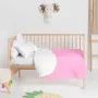 Bedspread (quilt) HappyFriday Basic Kids Arista Pink 100 x 130 cm by HappyFriday, Patchwork Quilts & Coverlets - Ref: D161106...