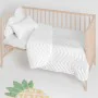 Bedspread (quilt) HappyFriday Basic Kids Arista White 100 x 130 cm by HappyFriday, Patchwork Quilts & Coverlets - Ref: D16110...