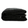 Reversible Bedspread HappyFriday Basic Dash Black 260 x 260 cm by HappyFriday, Blankets and bedcovers - Ref: D1611069, Price:...