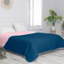 Reversible Bedspread HappyFriday Basic Dash Pink Navy Blue 270 x 260 cm by HappyFriday, Blankets and bedcovers - Ref: D161108...