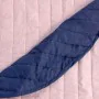 Reversible Bedspread HappyFriday Basic Dash Pink Navy Blue 270 x 260 cm by HappyFriday, Blankets and bedcovers - Ref: D161108...