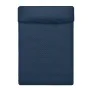 Reversible Bedspread HappyFriday Basic Arista Navy Blue Mint 270 x 260 cm by HappyFriday, Blankets and bedcovers - Ref: D1611...