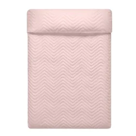 Reversible Bedspread HappyFriday Basic Arista Grey Light Pink 240 x 260 cm by HappyFriday, Blankets and bedcovers - Ref: D161...