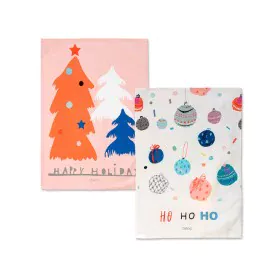 Kitchen Cloth HappyFriday Xmas Ho Ho Ho Multicolour 70 x 50 cm (2 Units) by HappyFriday, Dish Cloth & Towels - Ref: D1611161,...