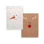 Kitchen Cloth HappyFriday Xmas Snowmates Multicolour 70 x 50 cm (2 Units) by HappyFriday, Dish Cloth & Towels - Ref: D1611163...